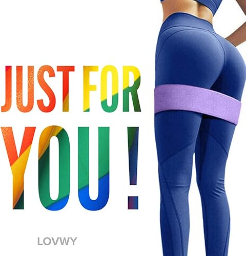 Miniatura 5 de Bandas de glúteos para piernas y glúteos, bandas de resistencia antideslizantes, bandas de entrenamiento para ejercicios y entrenamiento para