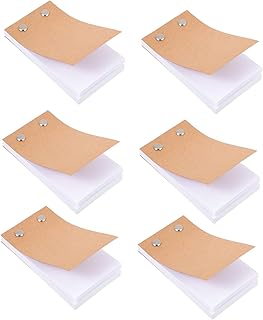 Toyvian 6pcs Blank Comic Paper Spiral Sketchbook Mini Notepad Blank Notepad Blank Journal Book Sewn Binding