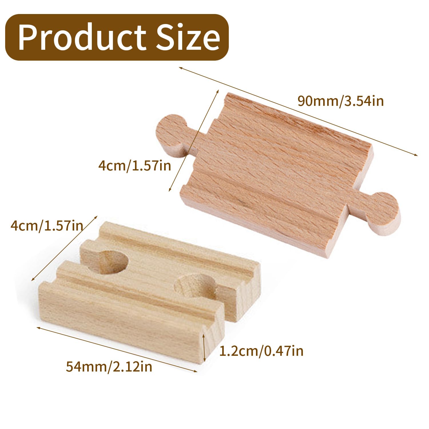 Wooden Train Track - Image 2