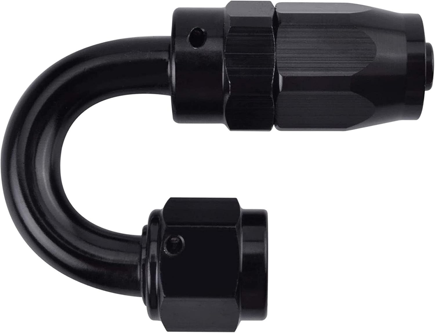 EVIL ENERGY 6AN Hose End Fitting 180 Degree Swivel for CPE Braided Hose Black