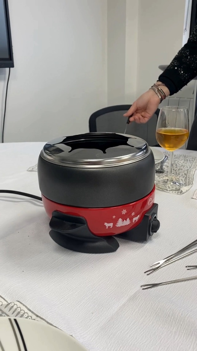 Appareil à Fondue, Happy Fondue 8 Meuuuh, Rouge