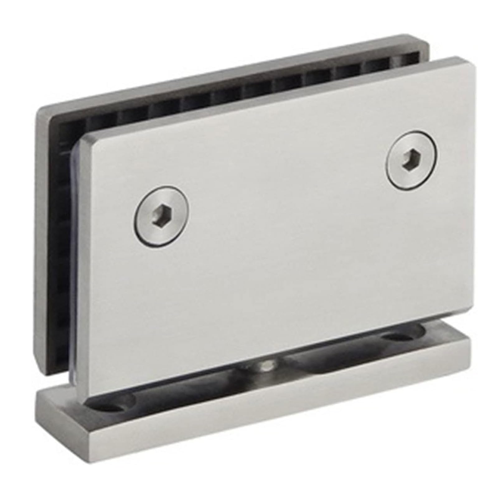 Nviusdsj One Color Hinges, 5-9Mm Glass Door Hinge Clamps Stainless Steel Wine Cabinet Bread Cupboard Gate Clip Hinges