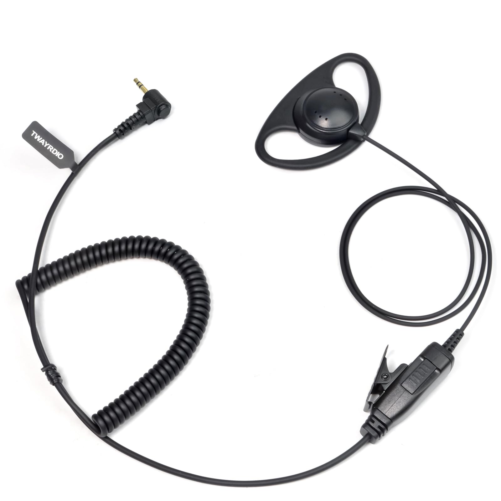 Paquete de 3 auriculares Walkie Talkies con micrófono para Motorola Talkabout T600 T800 T460 T470 T475, auricular D-Shell con micrófono en línea y PTT para radios bidireccionales Talkabout