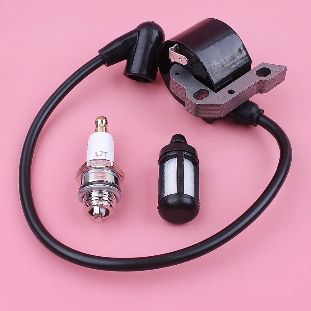 Herramienta Kit de filtro de combustible de bujía de bujía de bujía de encendido for stihl 015 01 5AV 015L Herramienta de jardín de motosierras Parte de repuesto de repuesto Componentes
