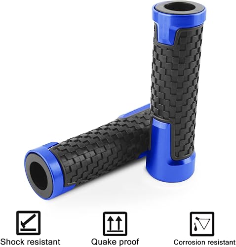 Miniatura 6 de ANTMOTO Empuñaduras antideslizantes para manillar de motocicleta de 78 pulgadas, mango de goma competitivo para Suzuki GSXR1000 GSXR1000R GSXR1000RZ