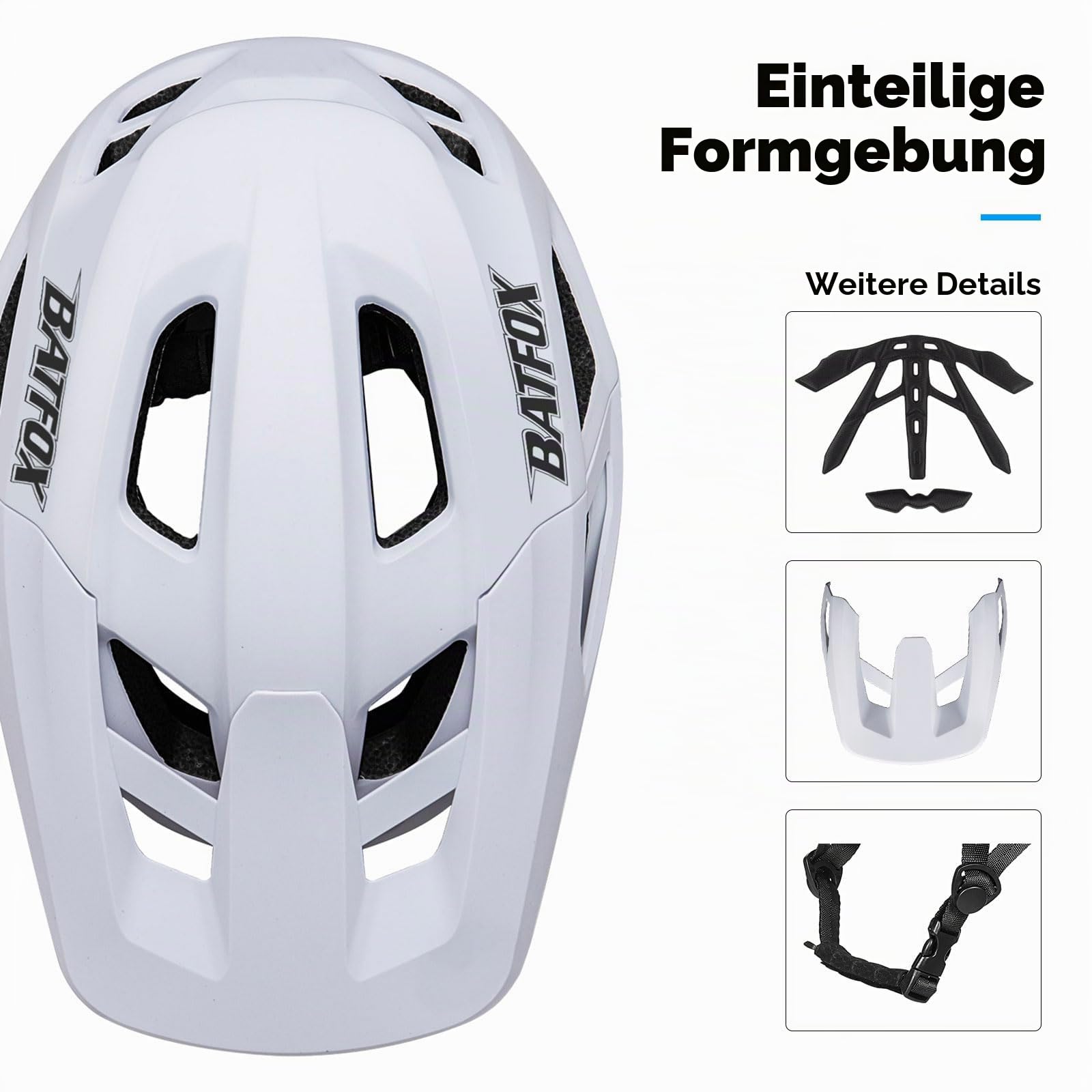 Fahrradhelm Mountainbike-Helm E-Bike-Helm NTA 8776 Zertifiziert