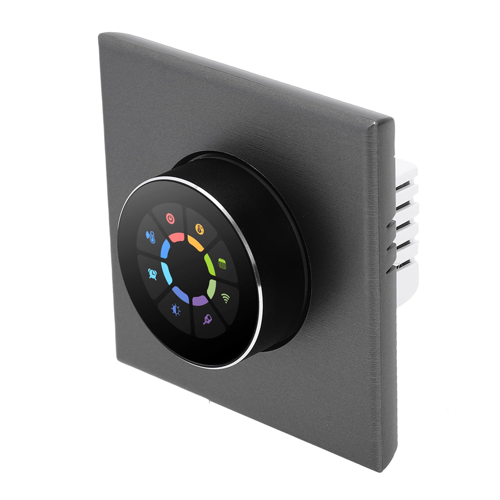FTVOGUE Cyfrowy Termostat WiFi do Systemów Ogrzewania Domowego | Wyświetlacz TFT 240x240, pilot, możliwość współpracy z ogrzewaniem podłogowym, trwałe materiały, precyzyjny monitoring