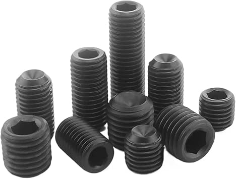 10pcs/lot Headless Cup Point Set Screw M2.5 M3 M4 M5 M6 M8 M10 Carbon Steel45mm x10pcs,M5