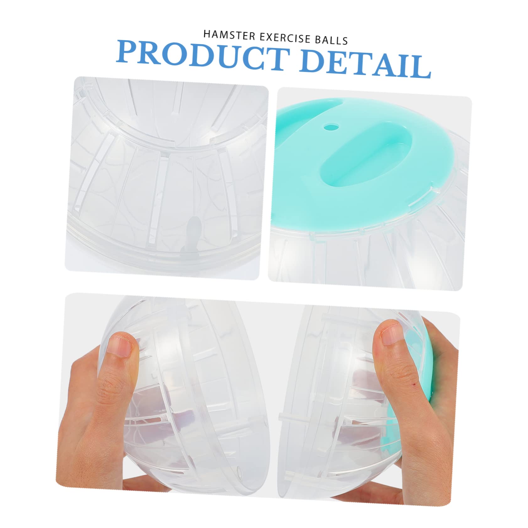 4stücke Hamster Übungsball Transparente Laufkugeln Für Kleine Haustiere Langlebig Und Tragbar Für Hamster Mäuse Und Kleine Igel Fitness Spielzeug
