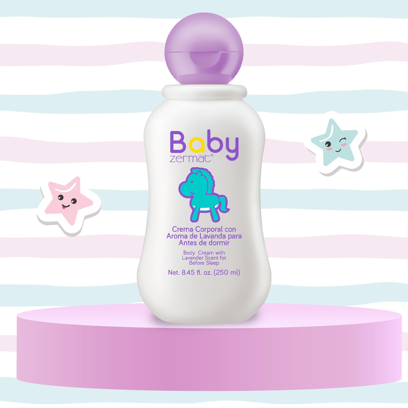 Zermat Cream with Lavender, Cream for babies, Gentle moisturizing formula that infuses your baby's skin. 8.45Fl. Oz.