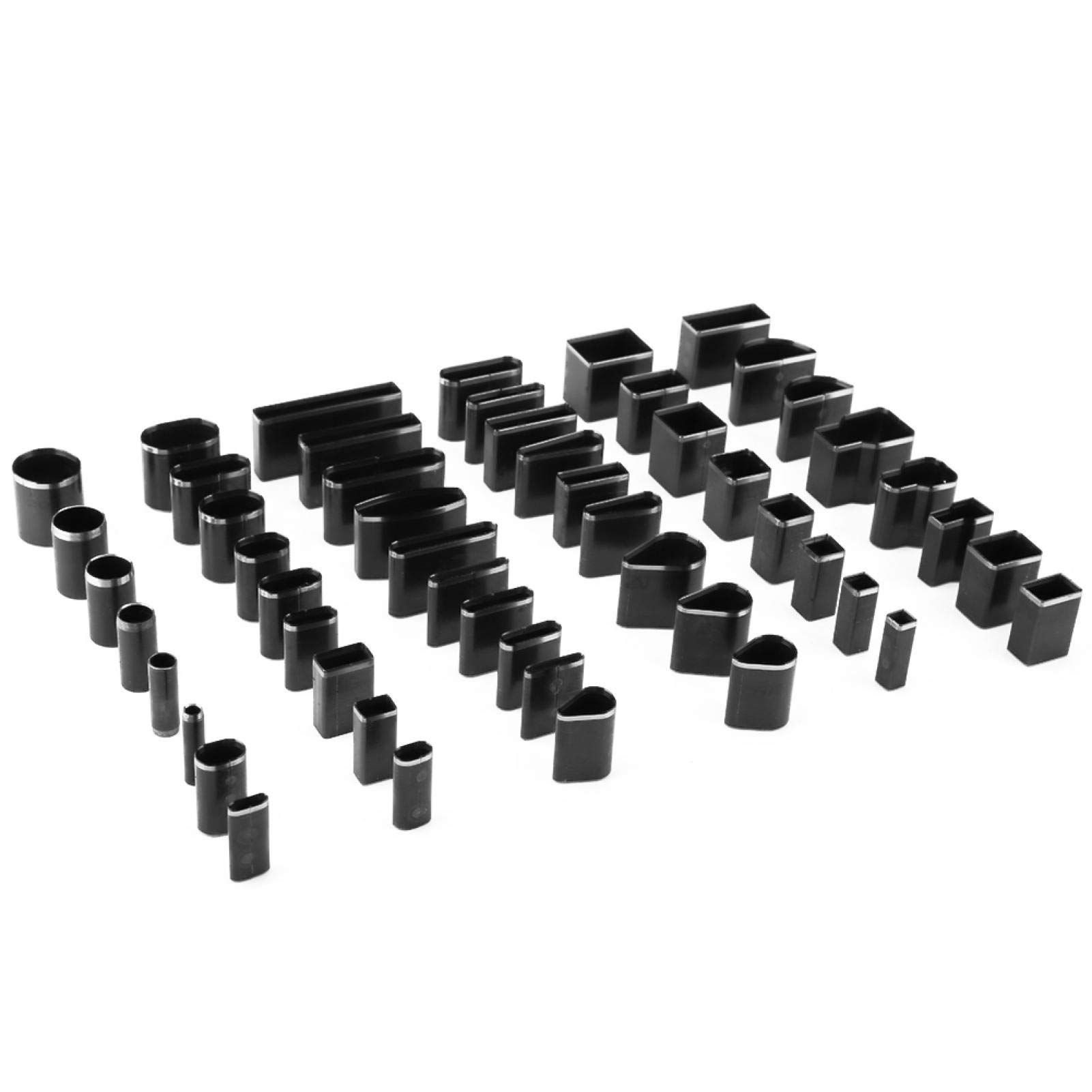 52 Forma di un foro Strumento per taglierina per fori vuoti Kit per fori in pelle fai-da-te per fondina per telefono Mestiere in pelle fatto a mano