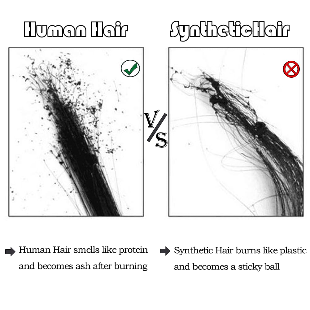 Feather Crochet Human Hair 18inch Curly Miracle Knots Human Crochet Hair Pre‑Separated Invisible Crochet Bundles Lightweight Reusable Hair Extensions for Women Natural Black 120g