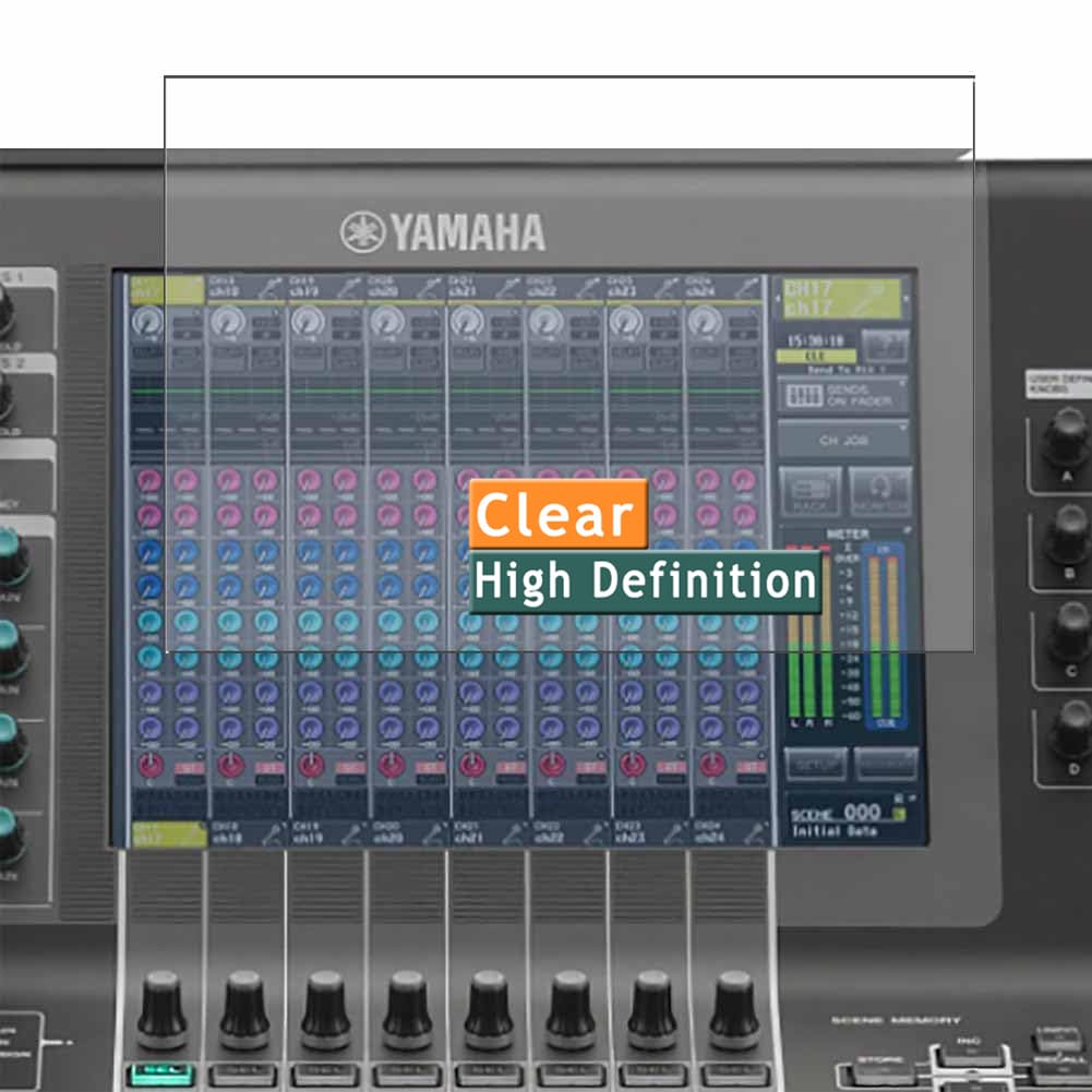 3x Schutzfolie Für YAMAHA CL/QL Mischer-Display (10,1 Zoll) – Selbstheilend, Kratzfest, Anti-fingerprint