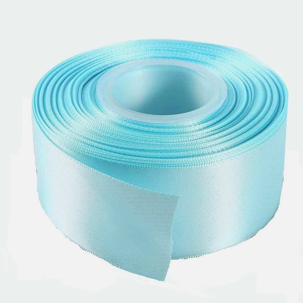 Double Sided Satin Ribbon Size 25mm x 10 Meters, Perfect for Gifts Wrap Sew Party, Decorations Events Dress Wedding Christmas Crafts, Bows Car, DIY, Bouquets, Cake More (Black) — view 217