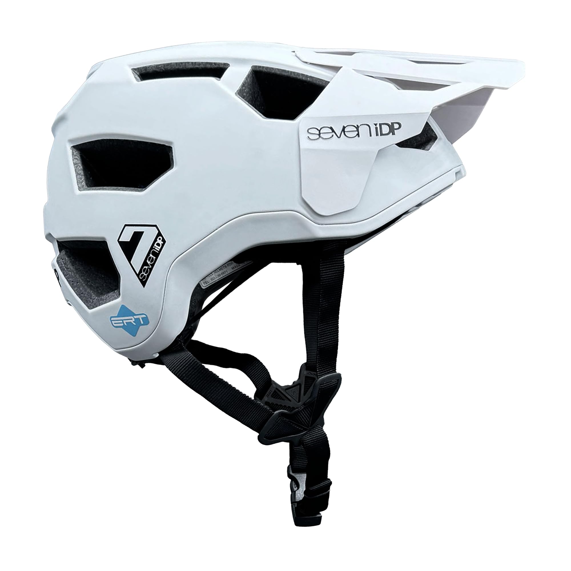 7iDP Project 21 Trail MTB Helmet - Lightweight, Ventilated, All-Mountain Protection (Matte Ice White, XS/S)