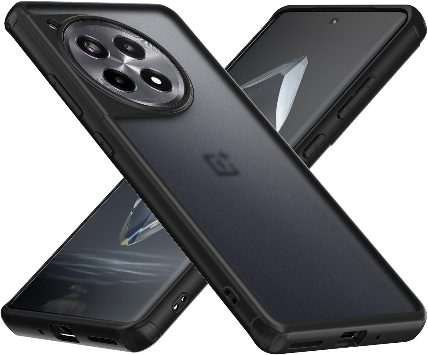 Kapa Shield Frosted Acrylic Back Shock Proof Case Cover for Oneplus 12R (Black) (B0D5KJQQC5) Amazon Price History, Amazon Price Tracker