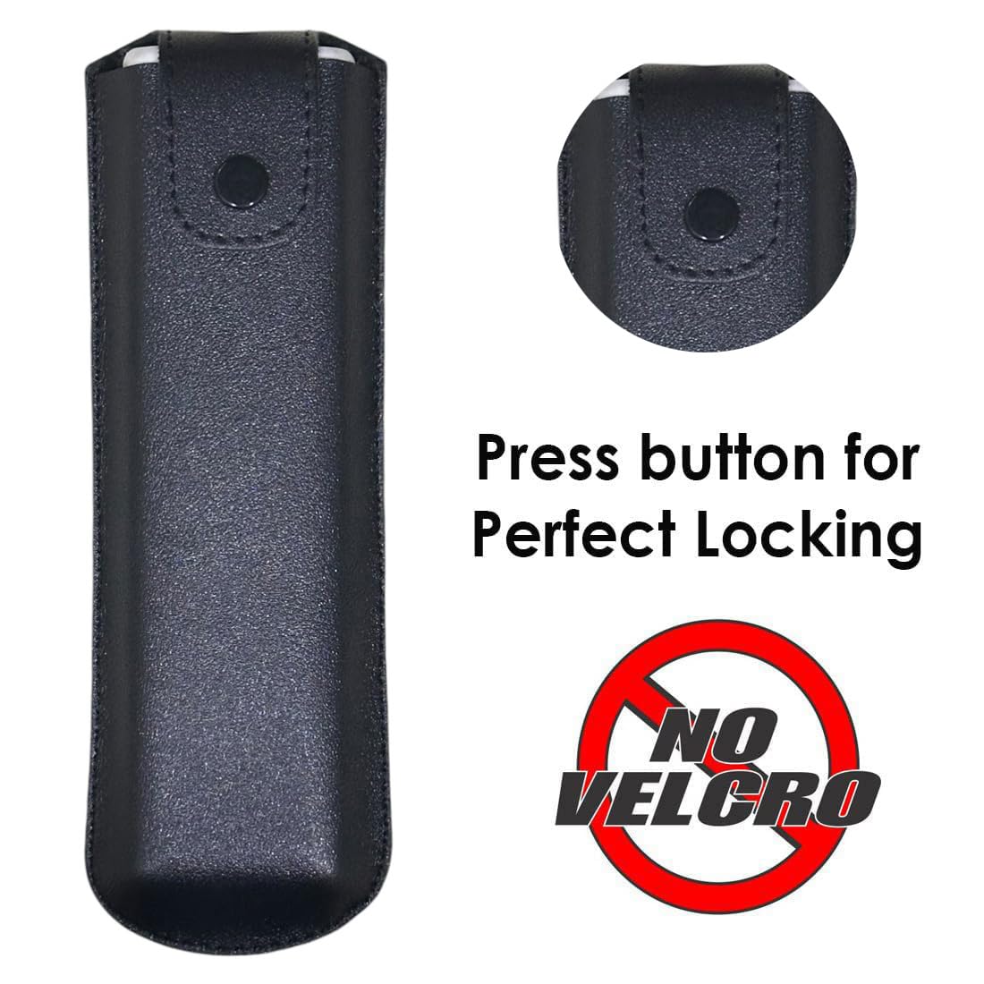 Zaoma Protective Case PU Leather Cover Holder Compatible for AC Remote Model No:. 272 Compatible for Hitachi Air conditioner and suitable for Split and window AC Remote Control Protective Case (Black) — Amazon image 3