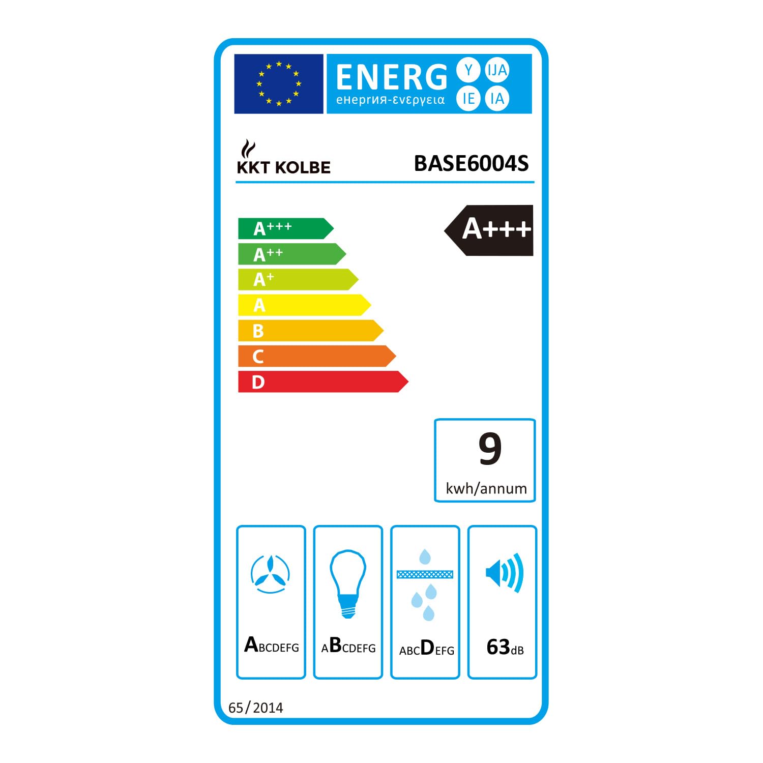 KKT KOLBE Dunstabzugshaube 60 cm Umluft Abluft Kopffrei Wandhaube Schwarz Glas LED-Beleuchtung Edelstahl Gestensteuerung SensorTouch BASE6004S