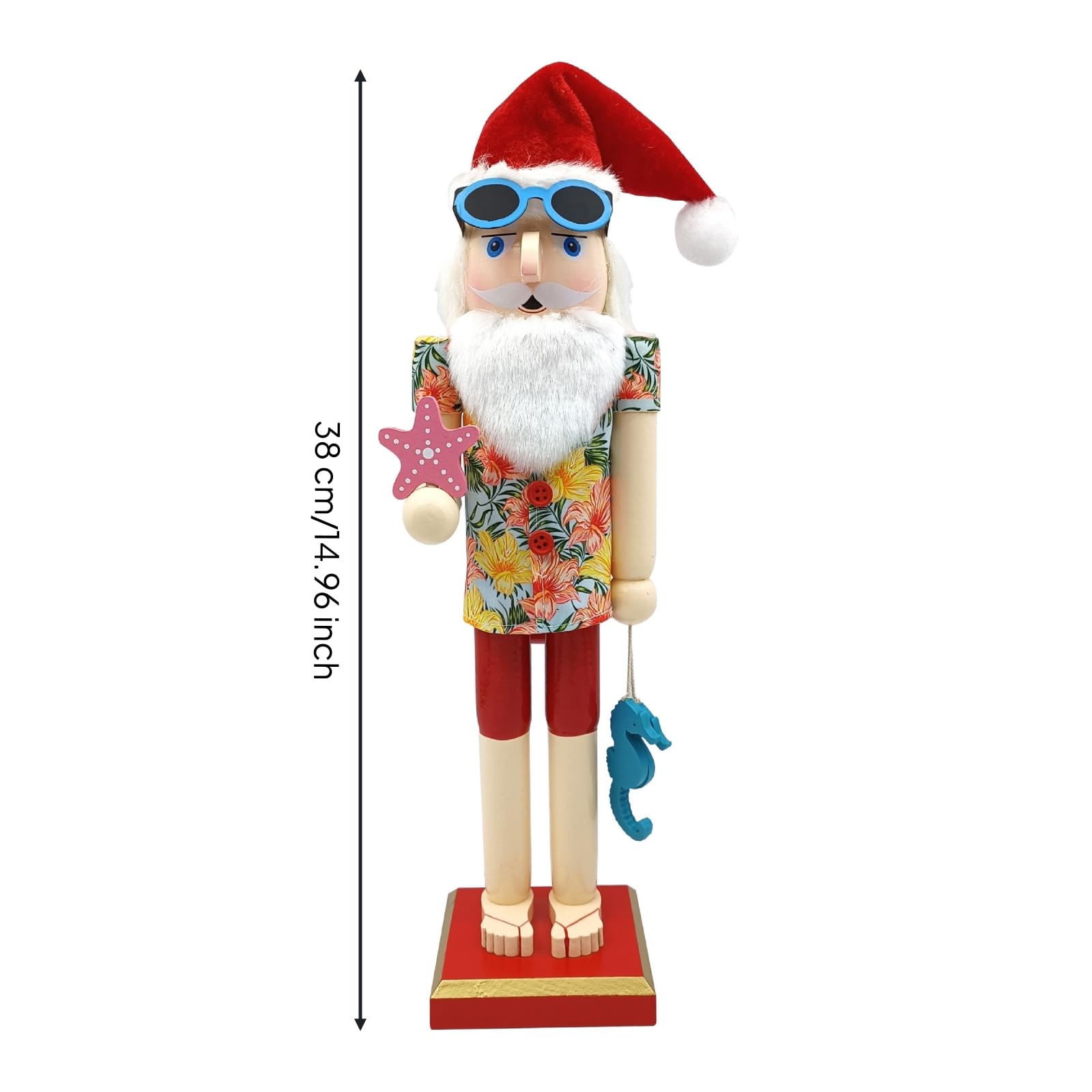 Casse-Noix en Bois Classique Statue, Style to 2, 38 Cm