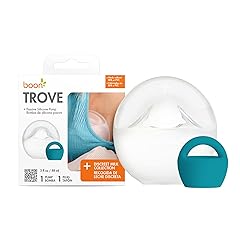 Boon Trove Silicone Manual Breast Pump - Passive Milk Collector - Hands Free Breast Pump for Nursing - Breastfeeding Essentials - 1 Count