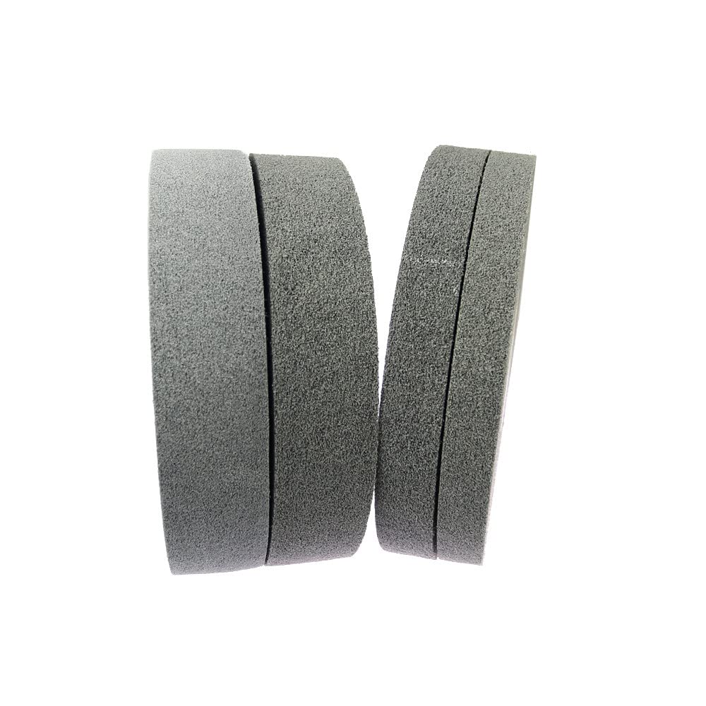 10"*1" / 2" 5P/7P/9P Siliziumkarbid-Vlies-Einheitsscheibe P180 P320 P600 Nylon-Schleifscheibe,7P Mittel P320,250x50mm