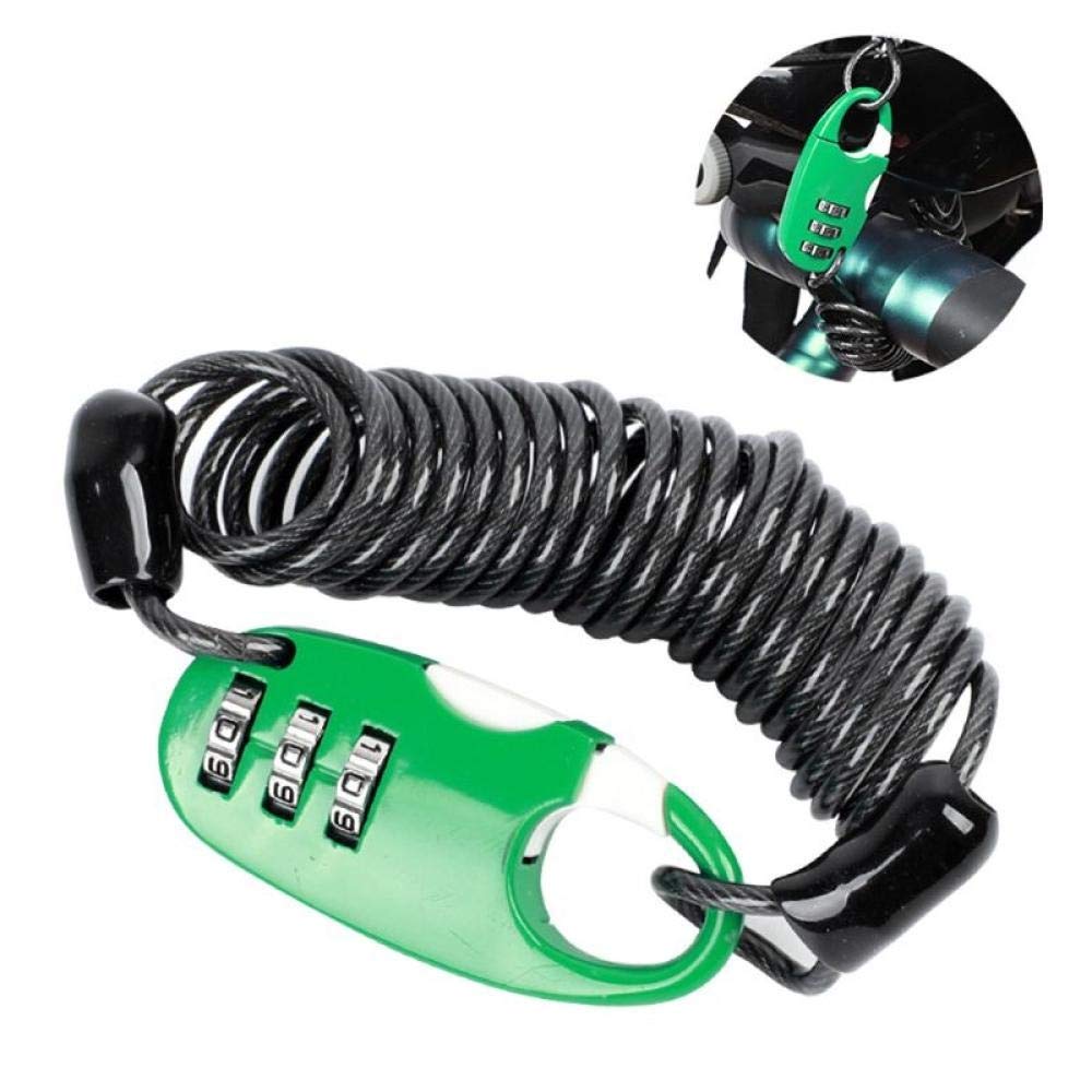 LOCK SUNLT PWR SHIELD U ATB 5x9/10mmx4f CBL BK w/BRKT