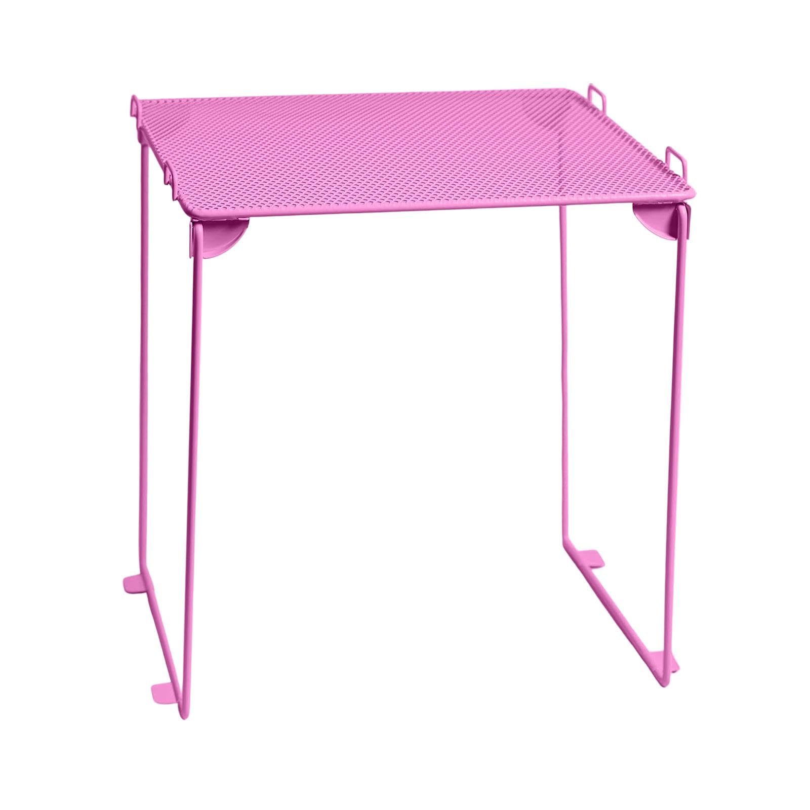 ATORSE Locker Shelf Multipurpose Practical Wear Resistant for Gym and Work Foldable Rose Red Home & Garden | Kitchen, Dining & Bar | Kitchen Storage & Organization | Racks & Holders-picture-17