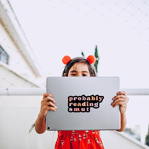 Miniatura 3 de Calcomanía de lectura probable, calcomanía para Kindle, calcomanía de libro, mercancía de libro, calcomanía para Kindle de apoyo emocional,