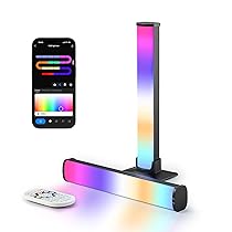 LuminexDesigns Smart Barre Luce LED RGB per TV e Gaming, 25cm Luci Intelligenti, Sincronizzazione con lo Schermo, App Control, Decorazione per Stanza Gamer e Idea Regalo