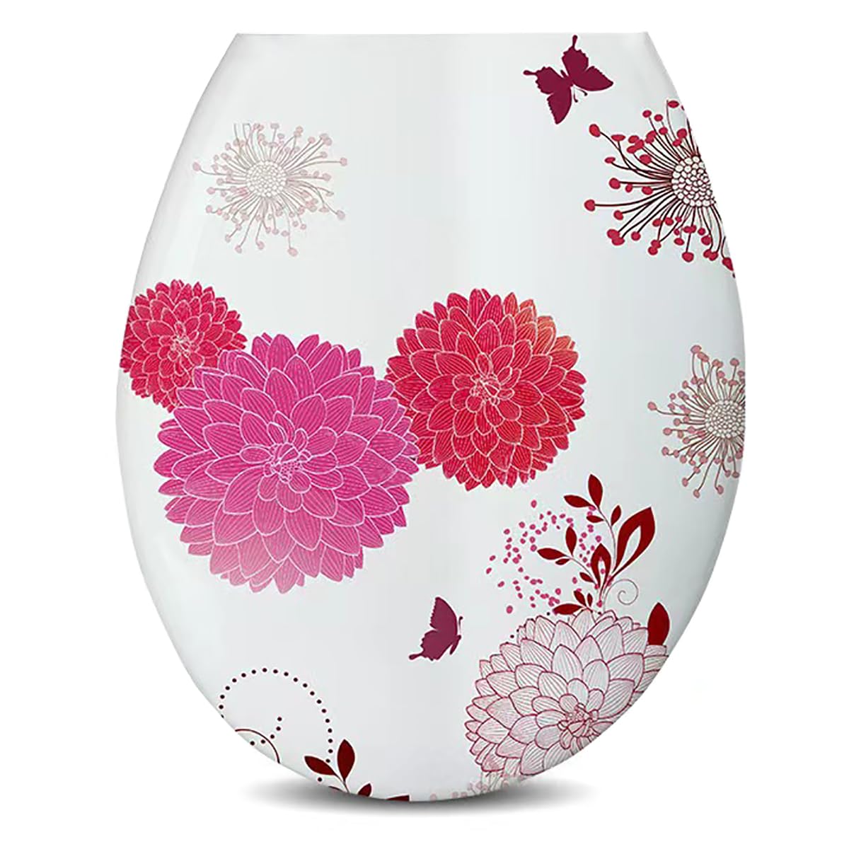 Ldhsjh P Extended, Toilet Seat Cushion, Close Quick Release Hinges Material Inches, Adjustable, Lightweight, Durable, Ortable, User-Friendly, Compact, Elongated, Soft, Slam