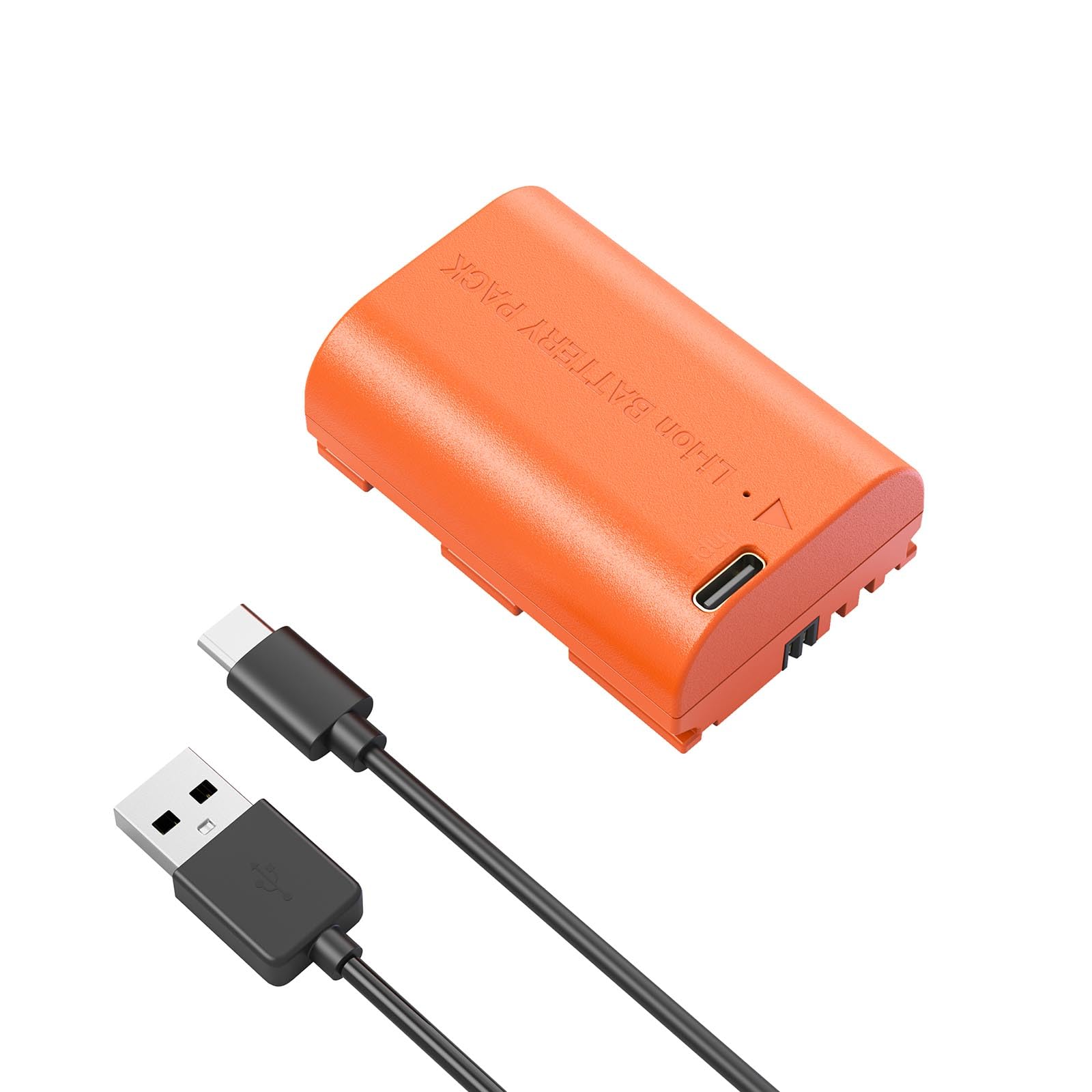 SMALLRIG LP-E6P Akku, 2520mAh Ersatz USB-C Akku für Canon EOS R5 Mark II, R6 Mark II R5, R6, R7, 5D Mark II, 5D Mark IV, 2,5H Schnelle Vollständige Ladung, Vollständig dekodiert für Canon Akku - 5407