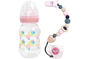 Adorable Pink Dream Bottle and Binky Set for Cherished Reborn Baby Dolls