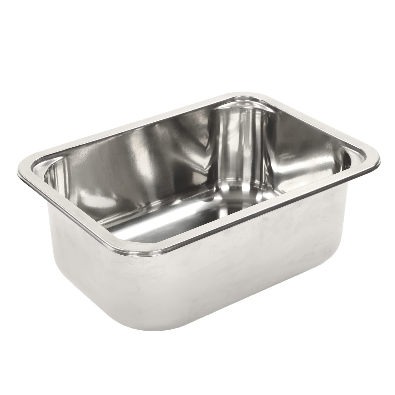 aqxreight RV Sink Zestaw Umywalek Kuchennych ze Stali Nierdzewnej 304 z płytą akrylową dla Wczasowiczów, łodzi i Małych Domów