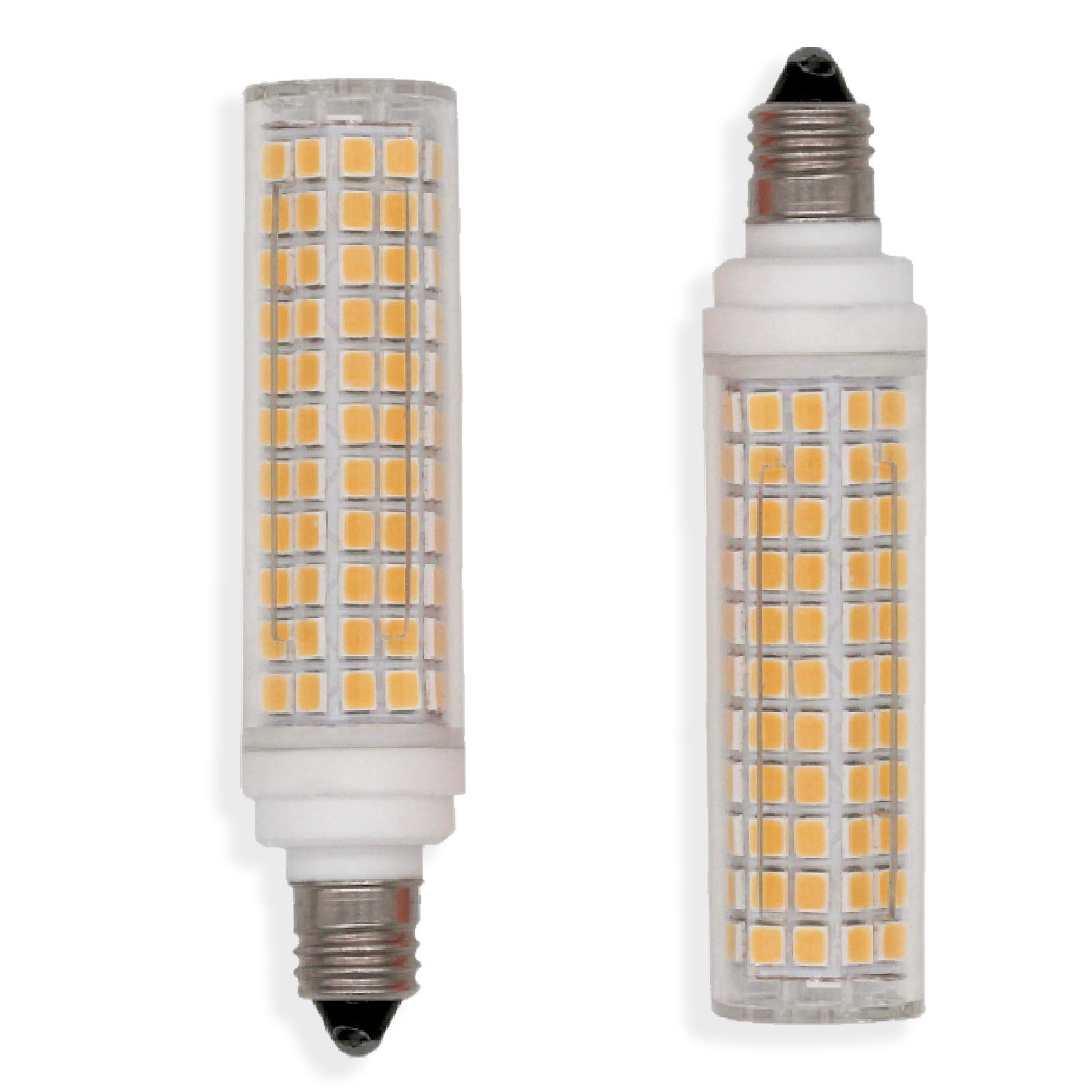 SUOMO 2 Pack LED Bulb 15W E11 E12 E14 Light Bulbs Equivalent 100W Halogen Bulb Mini Candelabra Base Clear Led Light Bulb Dimmable 1500Lumens