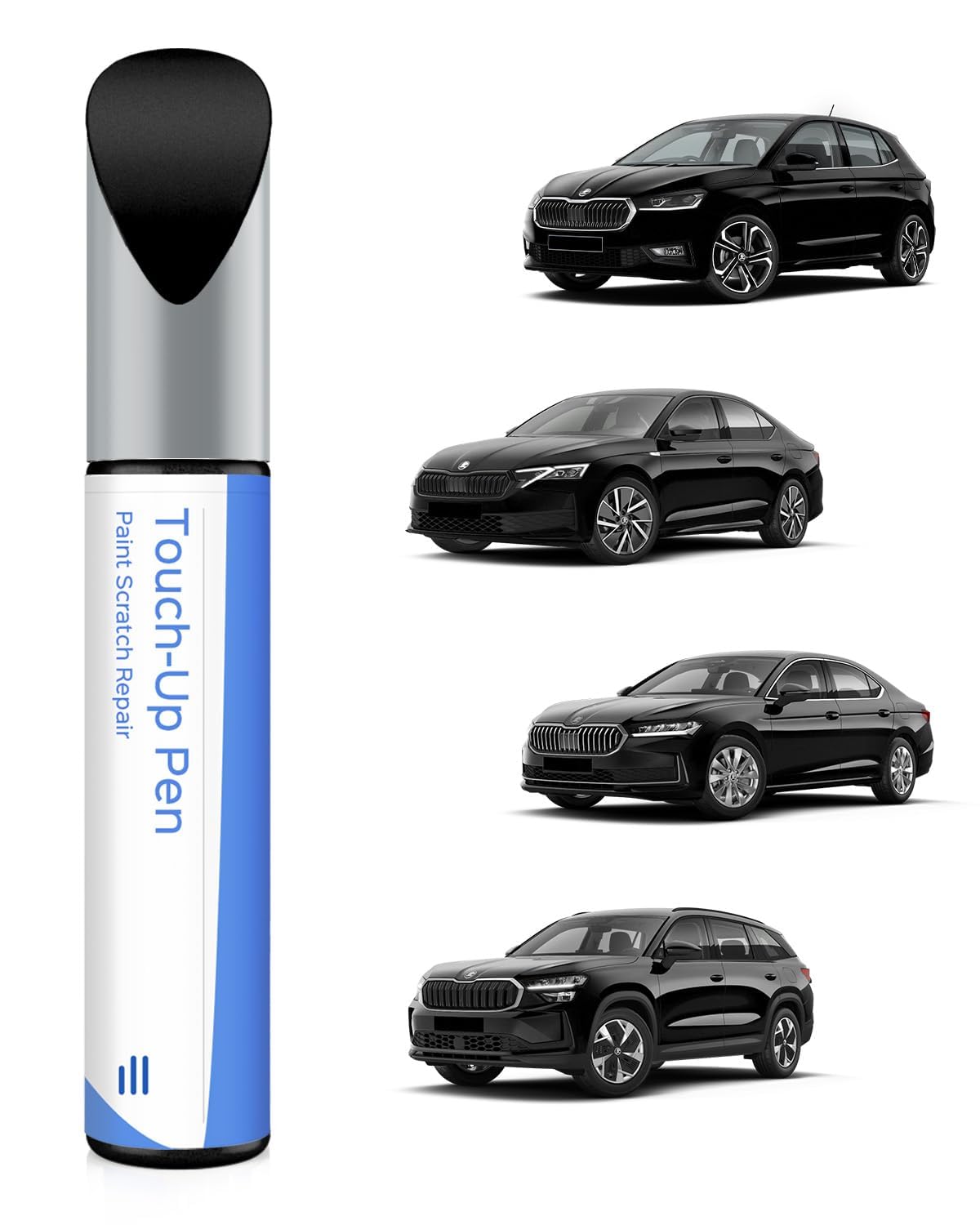 1Z1Z/ F9R Black Magic Perleffekt Lackstift Kompatibel mit Skoda Exakte Übereinstimmung für Chips und Kratzer