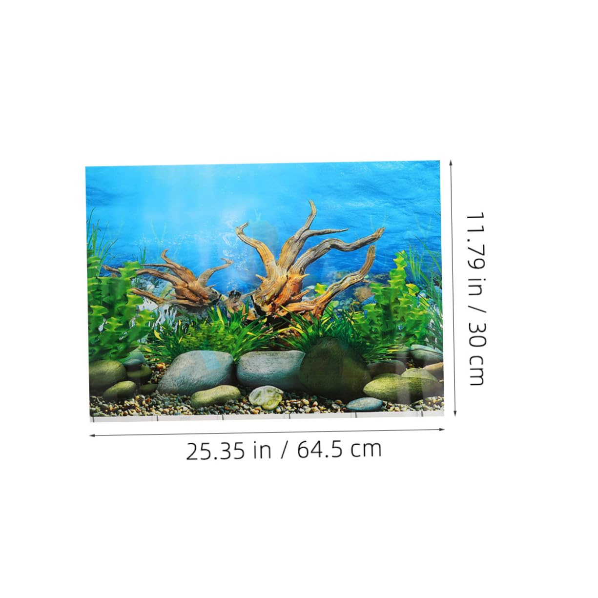 UPKOCH 4 Pezzi Sfondo del Serbatoio del Pesce Acquario sotto Lo Sfondo dell'Oceano sfondi pianta Decorazione del Fondo del carro Armato di Pesci Decalcomania di Sfondo Acquario Vinile