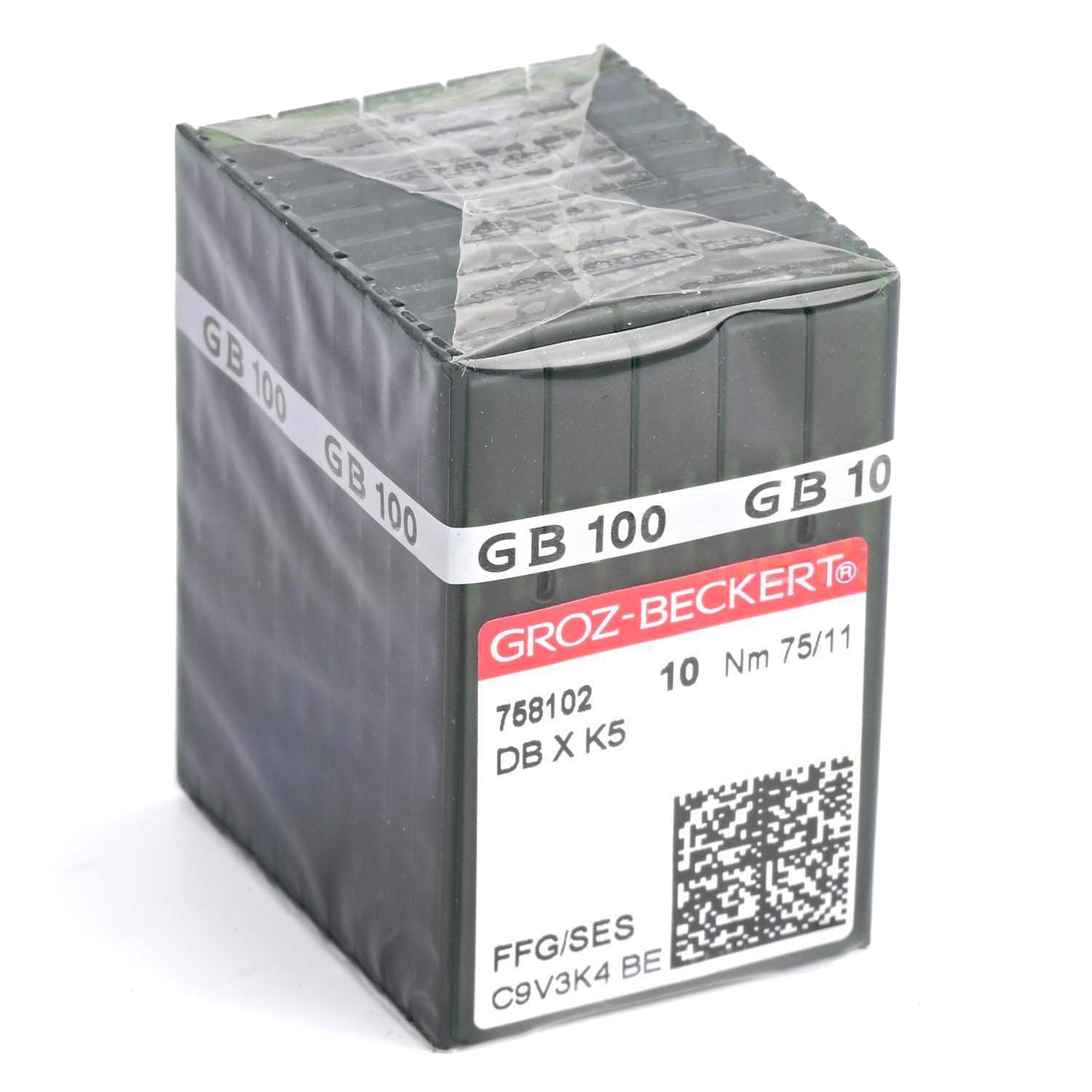 Groz-Beckert Groz Beckert FFG/SES DBXK5 Industrielle Stickmaschinennadeln, kompatibel mit Tajima Barudan SWF (11 (75))