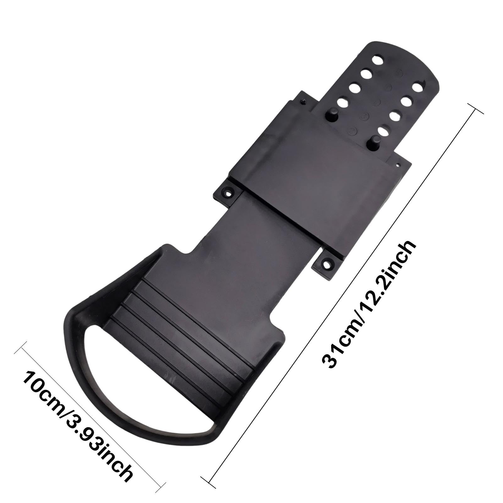 Pédales De Rechange Pour Rameur - 1 Paire En ABS Antidérapant, Dimensions 31x10 Cm, Compatibles Avec De Nombreux Modèles