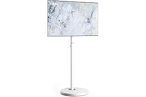 FITUEYES Minimalist Modern TV Stand on Wheels for 48 Inch TV