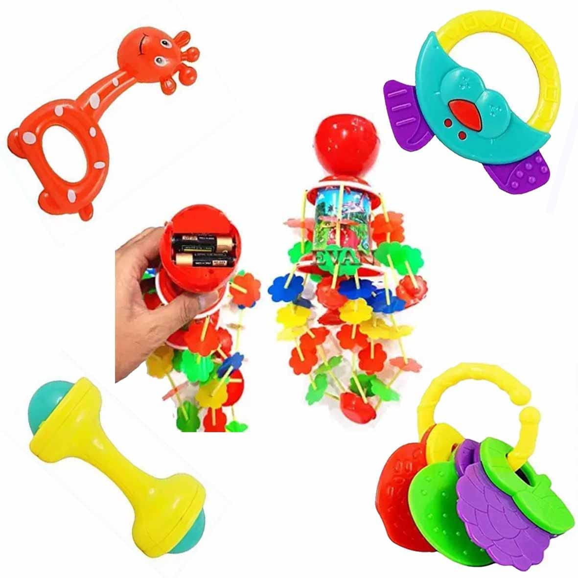 Shanvi Cradle Jhoomer Musical Merry Go Round Automatic Toy Jhoomer with Soothing Sound for Kids, Multicolor (Cradle Toy (Jhoomer)-01)