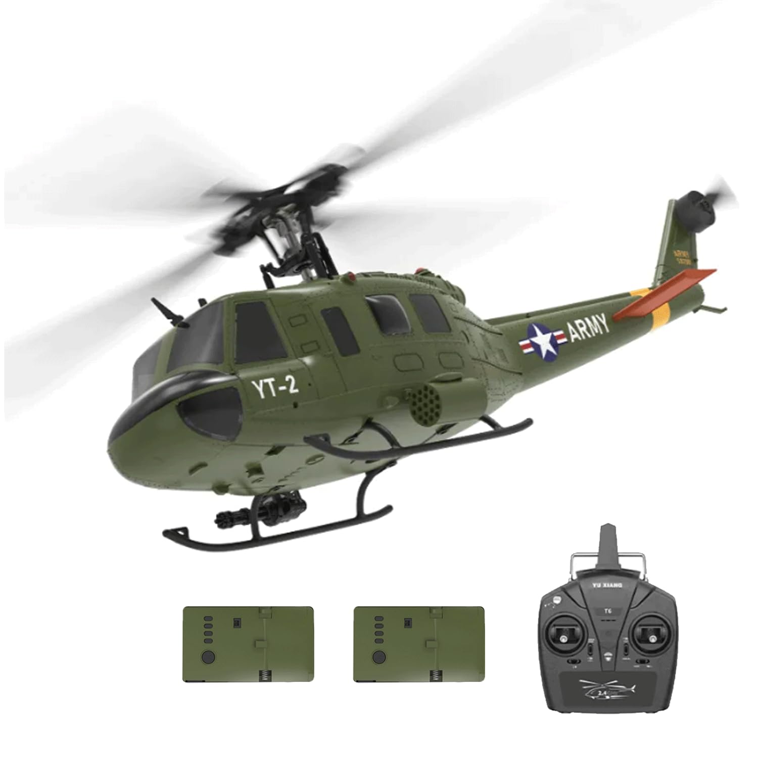 Amazon.com: Techretroplay YUXIANG F07 UH-1D RC Helicopter for