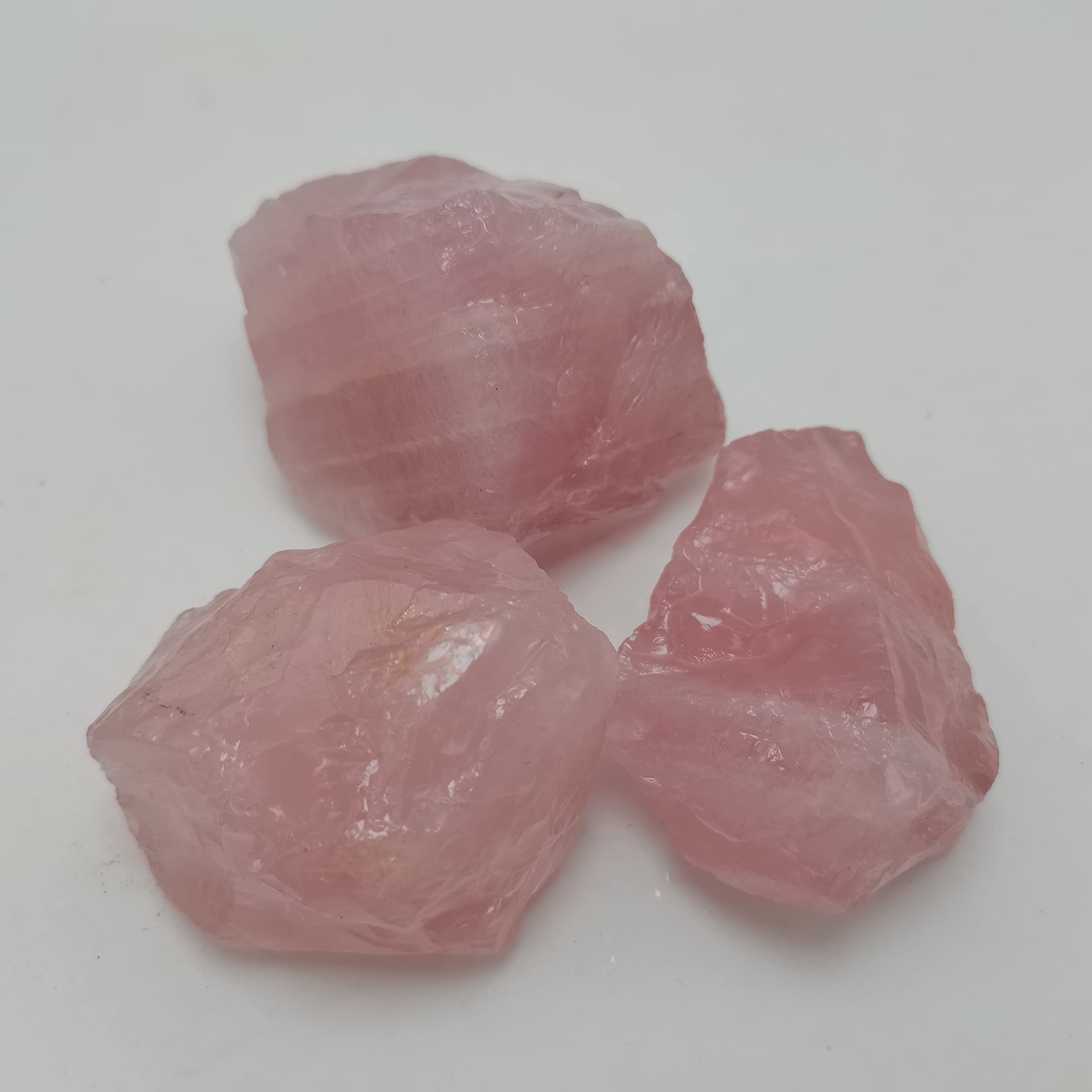Tbkoly Meditación Decoración for el hogar, 260 g Cristal Rosa Natural Cuarzo Rosa Crudo Áspero Curación Mineral Espécimen Roca Piedra Decoración for el hogar Regalo 1pc Regalos, Cristal Natural