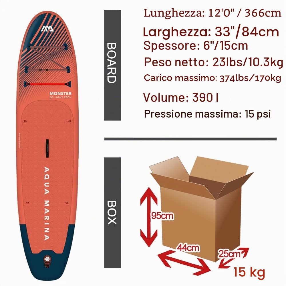 Aqua Marina Aufblasbare Stand Up Paddle Boards (iSUP) ? Komplett-Sets f?r Erwachsene