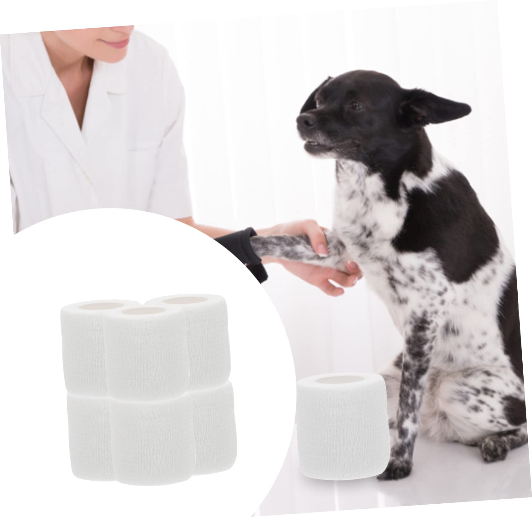 FRCOLOR 6pcs Elastic Finger Dog Multi-Function Pet Multi-Function Cat Self-Adhesive Pet Portable Cat Pet Supplies