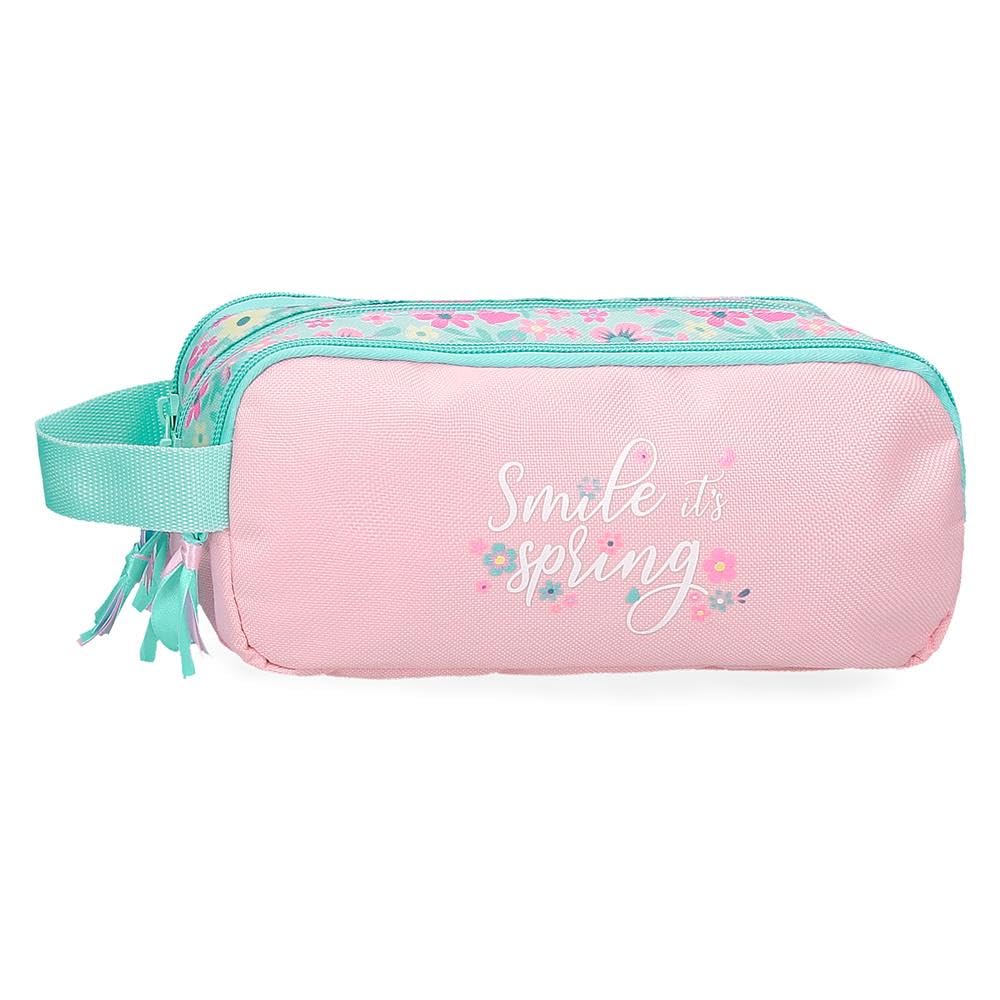 Roll Road Spring Dream Estuche Triple Multicolor 22x10x9 cms Poliéster