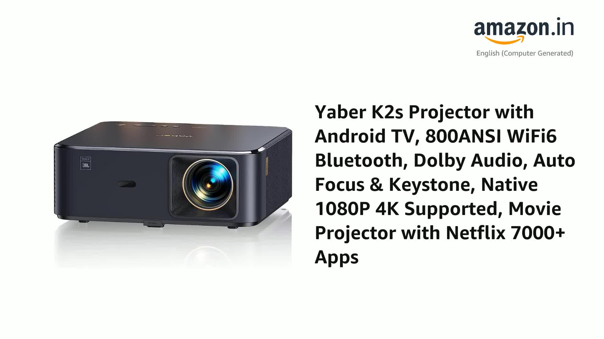 Yaber Smart Projector K2s プロジェクター Yaber K2s/K2SPROシネマルームプロジェクター – Yaber Official