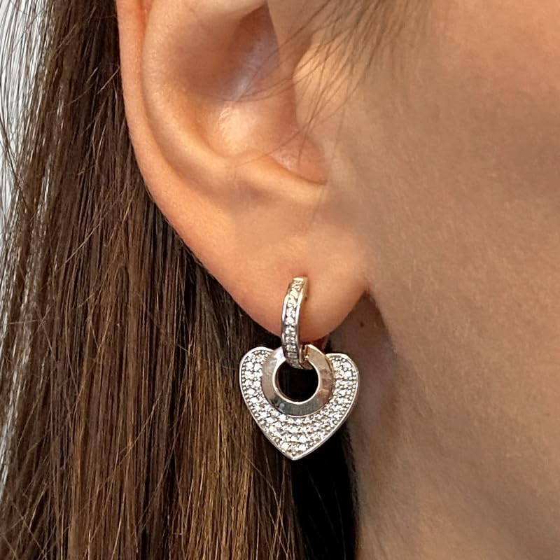 Boucles d'oreilles or jaune 9k et argent anti-ternissement SiZ LuX