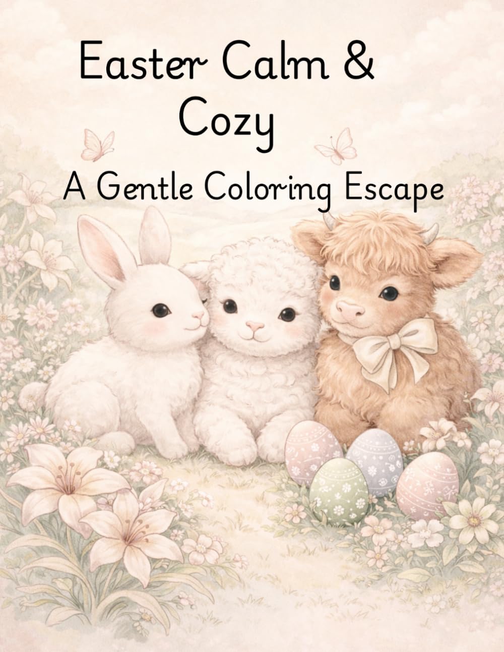 Easter Calm & Cozy: A Gentle Coloring Escape