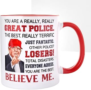 Police Mug 11oz, Police Officer Gifts for Men Women Christmas Fathers Day Mothers Day Birthday, Gifts for Cops, Police Ceramic Mug