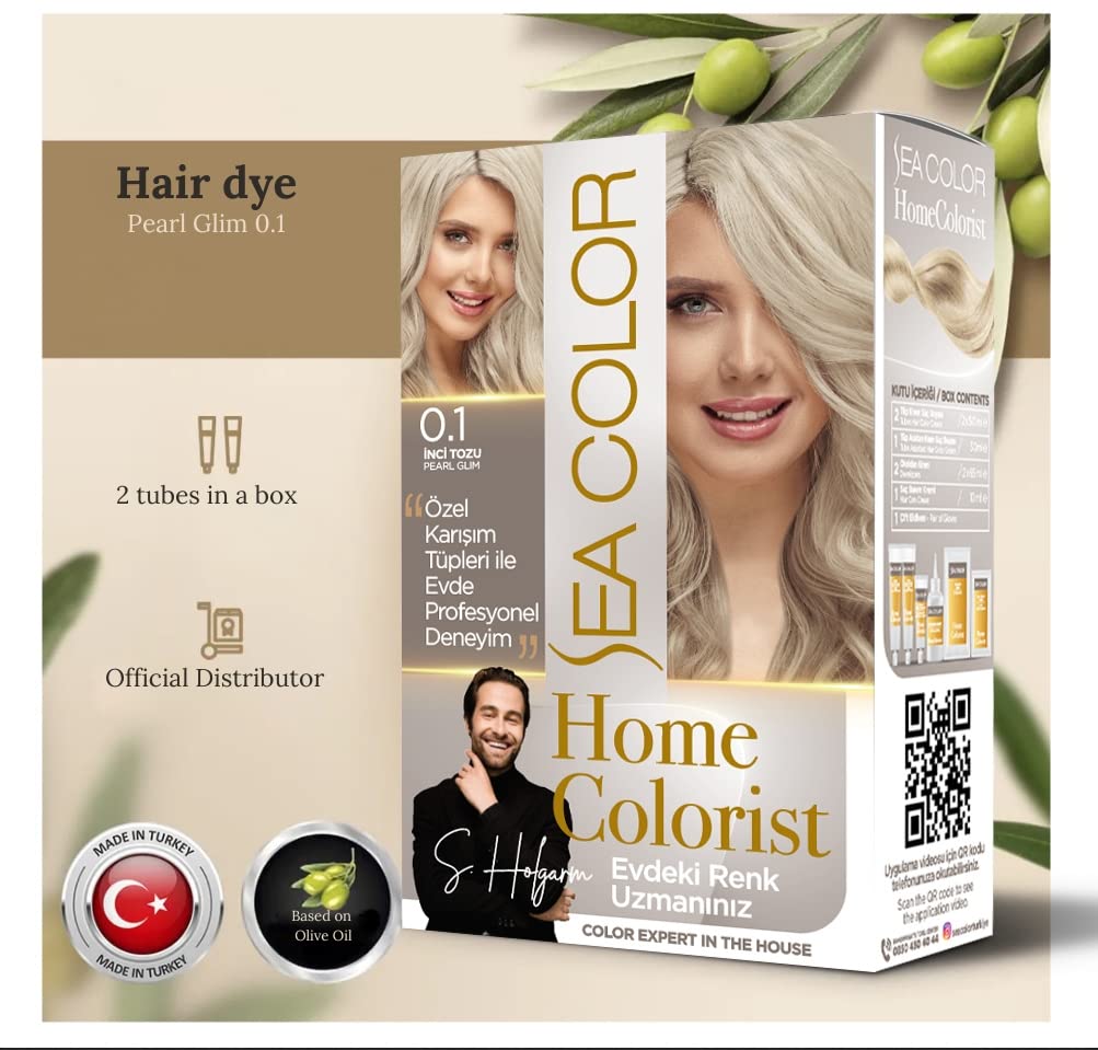 Sea Color Home Colorist Set Saç Boyası 0.1 İnci Tozu Pearl Glım
